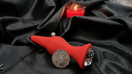 Vibrator with multiple vibration modes, perfect for solo sessions or partner play.