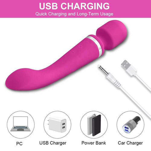 Compact and portable 20-speed wand vibrator for discreet pleasure, sold at LunaLuxe Australia.
