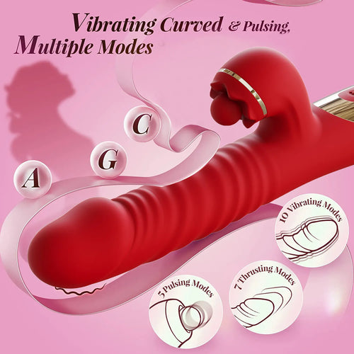 The Luxe Thrust charging via USB, offering cordless, long-lasting pleasure sessions.