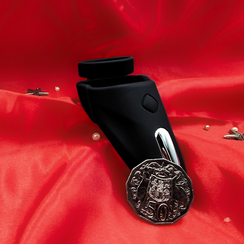 The Luna Lockdown – Vibrating Double Cock Ring with Ball Teaser