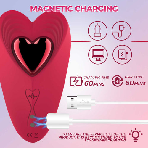 Long-distance app control vibrator for couples by LunaLuxe Australia
