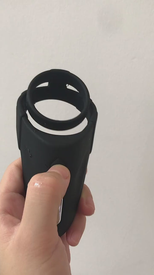 The Luna Lockdown – Vibrating Double Cock Ring with Ball Teaser