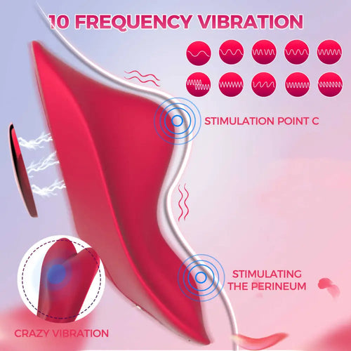 Pattern grid in the app—teasing flutters to deep rumbly waves with adjustable intensity.