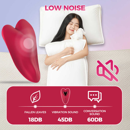 Bedroom lifestyle shot—remote partner control for couples, discreet and travel-ready.