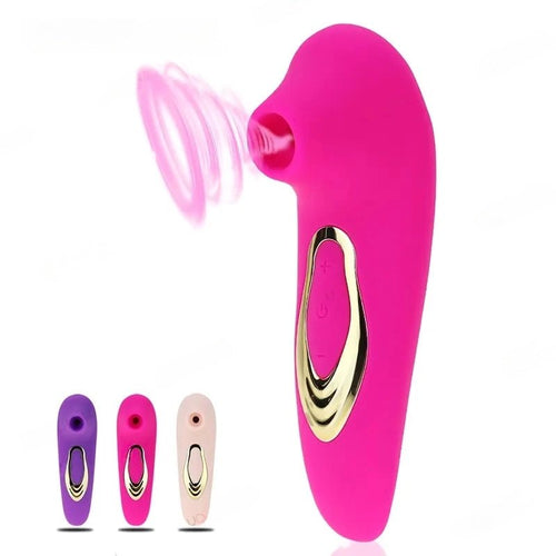 Diagram of suction head and airflow—air-pulse stimulation with optional vibration boost.